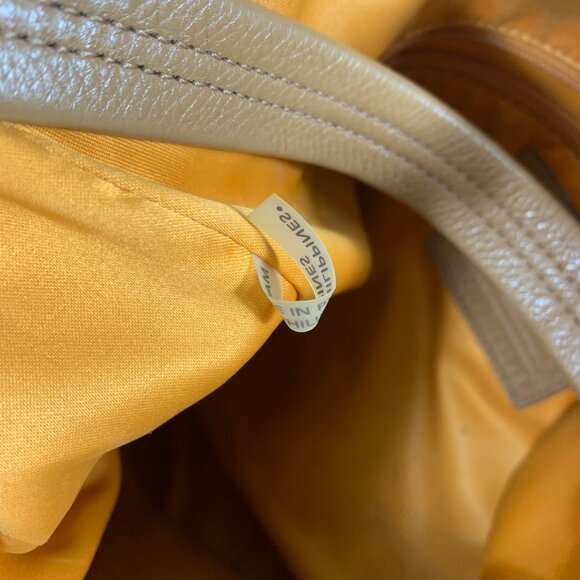 COACH Park Hobo Tan Pebble Leather 2-way Shoulder Handbag w/ Tag + Dustbag - Picture 12 of 15